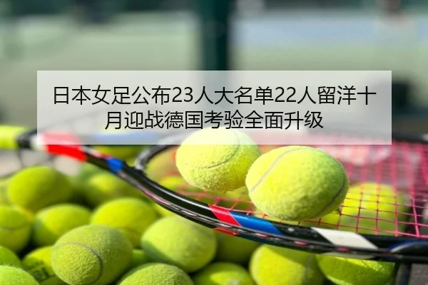 日本女足公布23人大名单22人留洋十月迎战德国考验全面升级